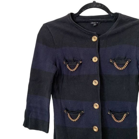 TOPSHOP Chained Striped Cardigan‎ - Picture 2 of 4